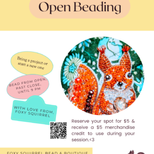 open beading - beginners welcomed!