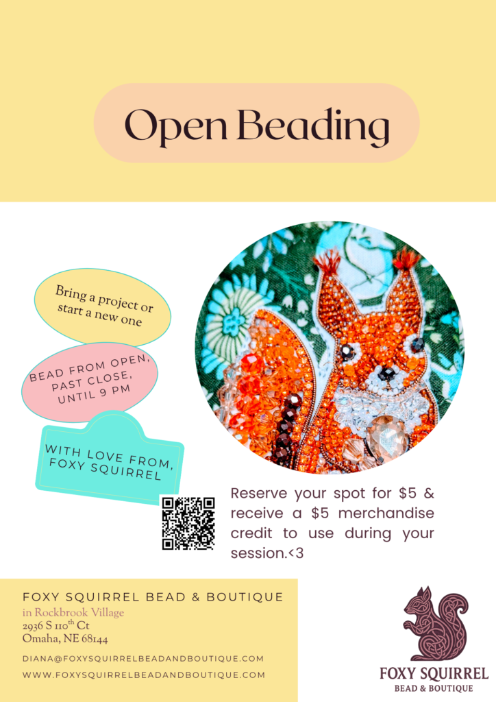 open beading - beginners welcomed!