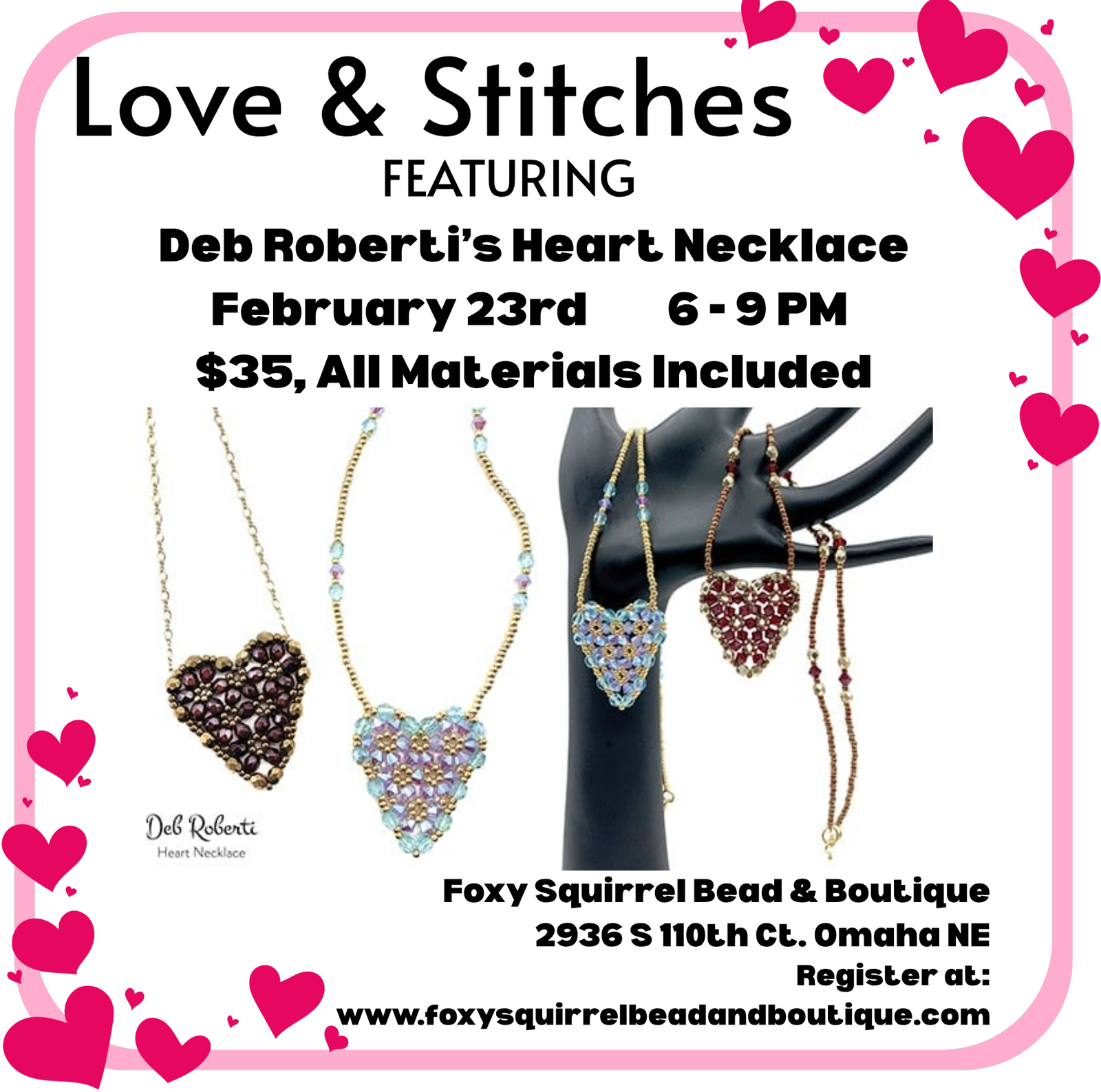 Love and Stitches Class