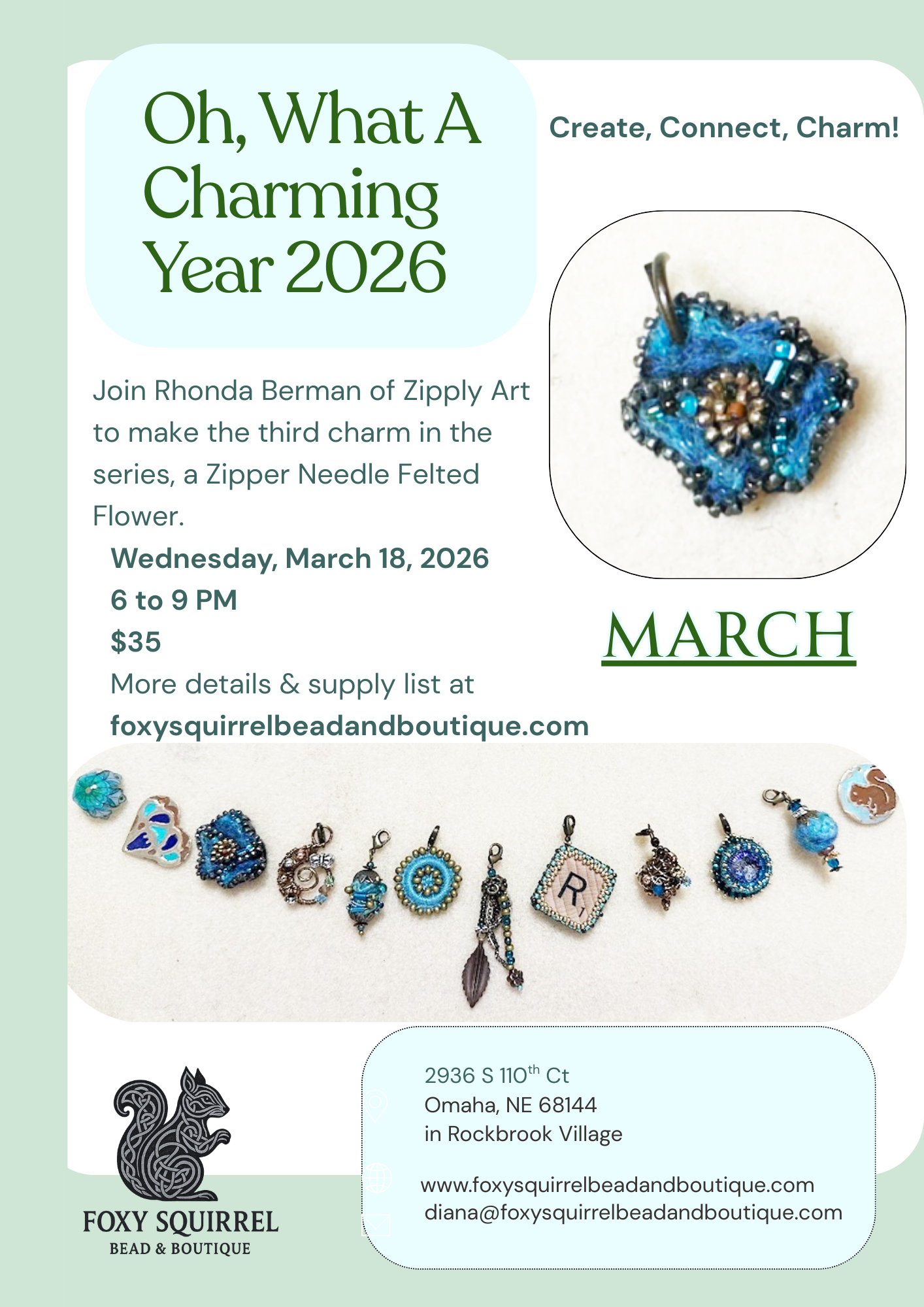 March Beading Class