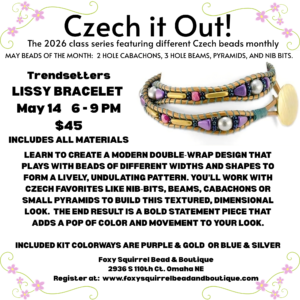 Beading class to make a bracelet