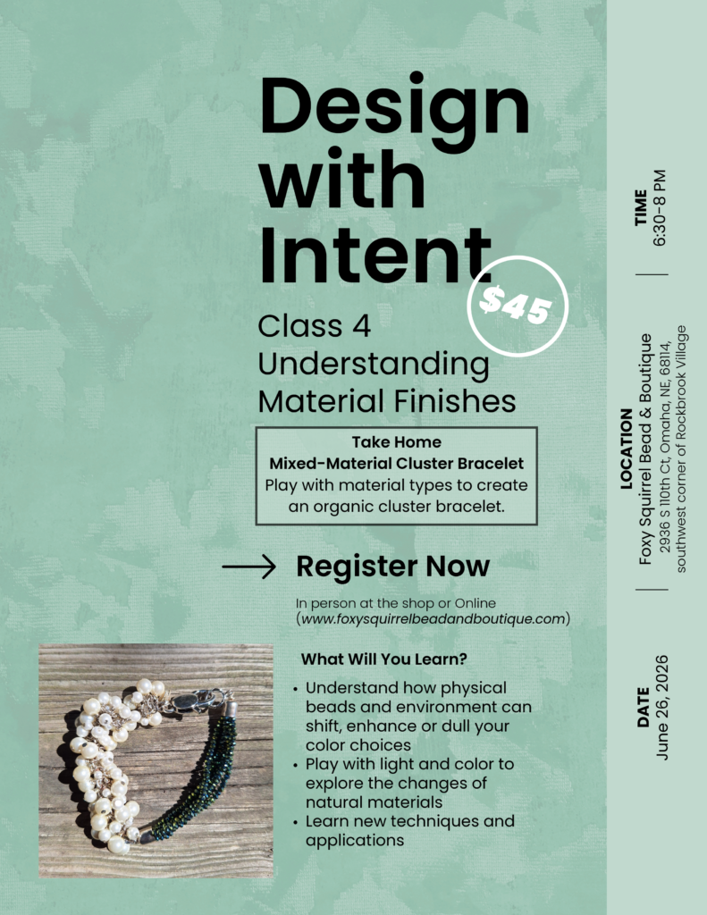 Beading Class on Material Design