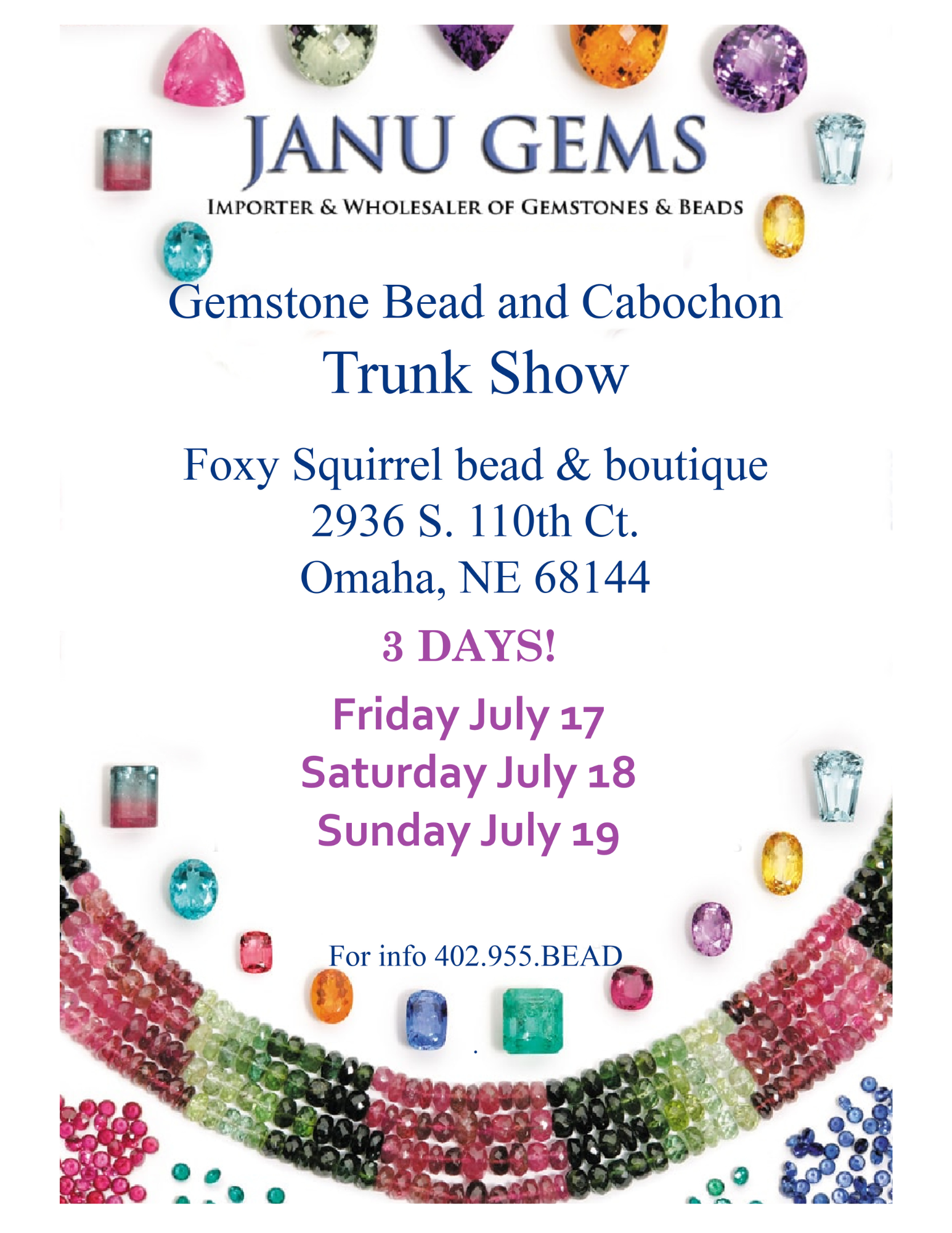 Gems Trunk Show