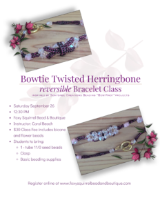 Bowtie Twisted Herringbone Bracelet