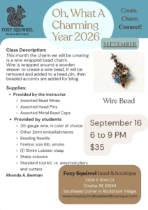 Charm Beading Class